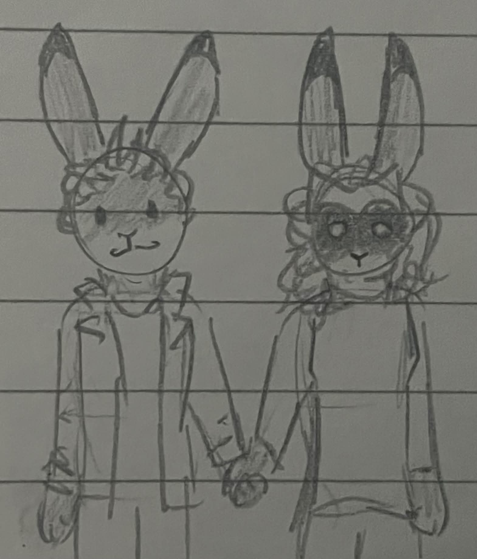 Pietro Maximoff, Wanda Maximoff. Although they are both jackrabbits, Pietro has the nice bunny vibes while Wanda gets unsettling hare energy